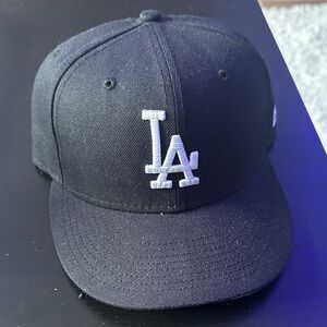 Navy Blue Los Angeles Dodgers Baseball Cap size 7 1/8